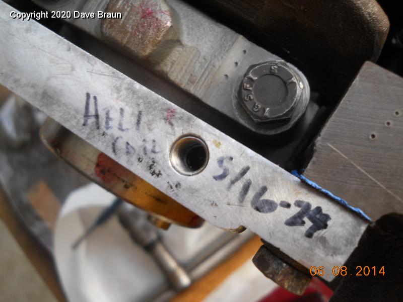 Spitfire1974/Restoration/Engine/Engine Build/Helicoil rear sealing